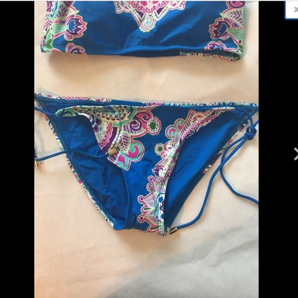 NEW 2PC La Blanca 'Lost Coast' High Neck Halter Top + Bikini Bottom [SZ 6 ] #C98 - Picture 8 of 13